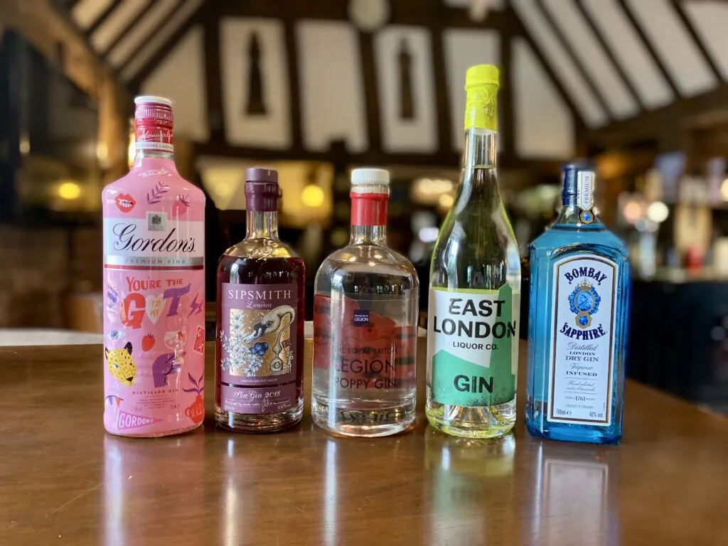 Behind the bar at The Horns