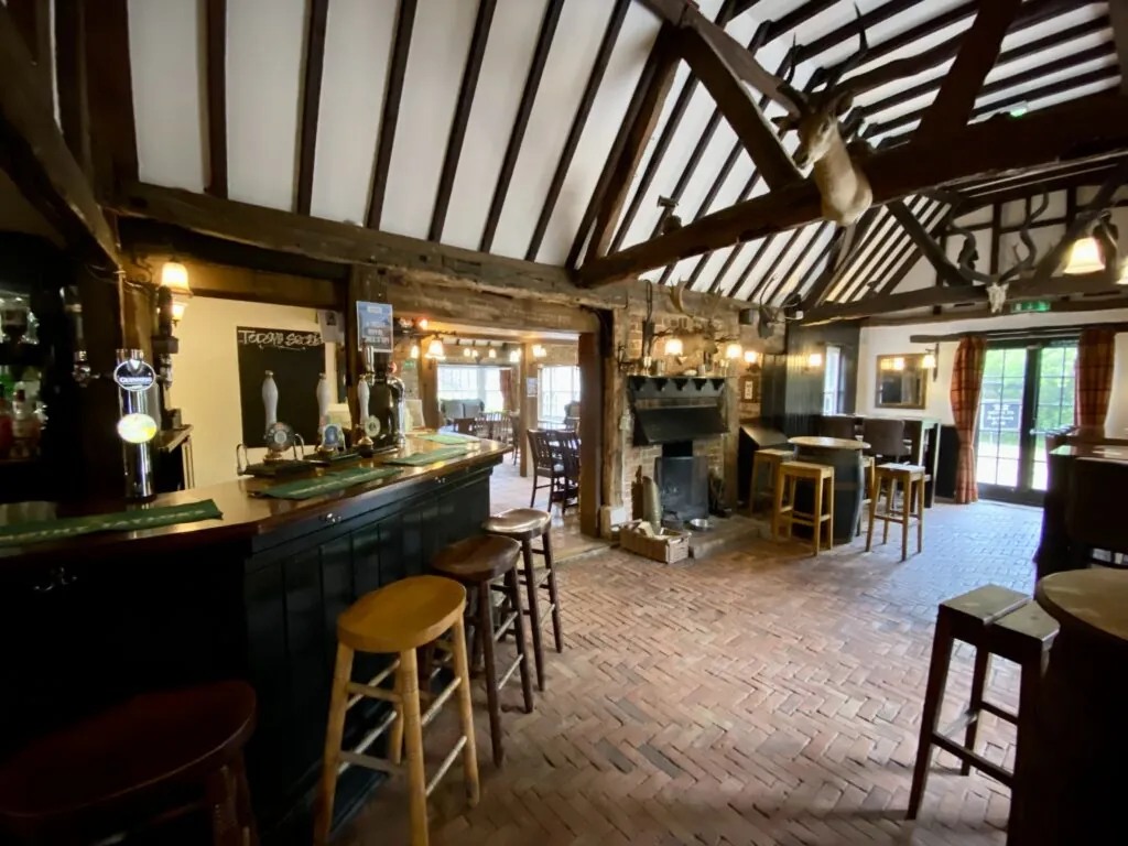 The bar area at The Horns