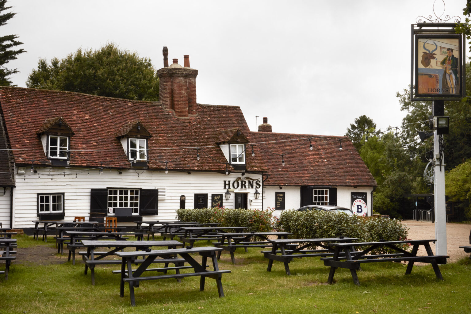 The Horns a traditional English pub with good food, & ales at Datchworth